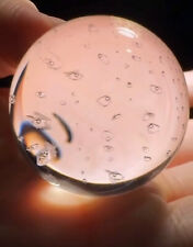 Rare NATURAL Clear Enhydro Crystal &lots of moving water droplet picture
