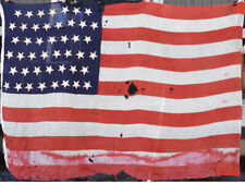 EPIC RARE Antique 45 Star 1896 Hand Sewn American US Flag 11’x8’ Utah picture