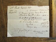Antique Ephemera 1821 Handwritten Shipping Freight Bill via Schooner Favourite picture