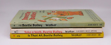 Vintage Comic Strip Books Beetle Bailey Mort Walker Lot of 3 picture