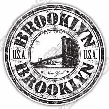 Brooklyn New York USA United States Car Bumper Window Vinyl Sticker Decal 4.6