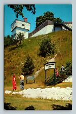 Mackinac Island MI-Michigan, Blockhouse, Old Fort Mackinac, Vintage Postcard picture