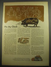 1956 Successful Farming Magazine Ad - The big Oink picture