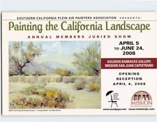 Postcard Painting the California Landscape Mission San Juan Capistrano CA USA picture