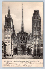 Vintage Postcard ROUEN La Cathédrale picture