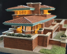 *** RARE ***  Frank Lloyd Wright's Robie House Lighted Architectural Replica picture