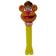 The Muppets Fozzie Bear PEZ Dispenser Yellow Base Feet Collectible Vintage 1991 picture
