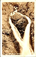 C.1928 RPPC REAL PHOTO POSTCARD - TOP OF WAH-KEE-NAH FALLS, BENSON PARK, OREGON picture