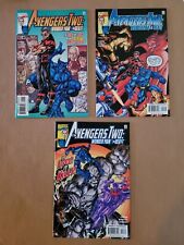 Avengers Two: Wonder Man & Beast Complete 2000 Series High-Grade Marvel Lot of 3 picture