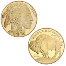 2020 US Liberty Gold Commemorative Coin In Gold We Trust Bull Challenge Coin picture