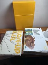 Vintage 1978 National Geographic Boxed Close Up U.S.A. Map Set Near Complete picture