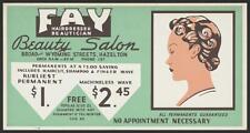 Photo:Fay Beauty Salon, advertisement. Hazelton, PA picture