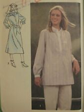 Lovely VTG 79 SIMPLICITY 8875 Misses Pullover Dress or Shirt PATTERN 12/34B UC picture
