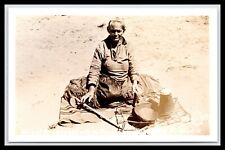 Rppc OLDER WOMAN NAVAJO NATION Four Corners Southwest  1930-50 DAVIS REAL PHOTO picture