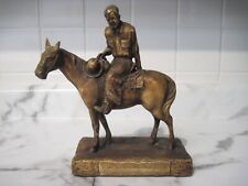VINTAGE WILL ROGERS AND SOAPSUDS STATUE WITH EXCEPTIONALLY RARE POSE NO RESERVE picture