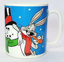 Vintage Sakura Warner Bros. Bugs Bunny and Snowman Large Oversize Mug picture