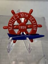 Vintage 1950’s Seattle Washington 10th Anniversary Seafair Boat Race Advertising picture
