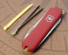 Victorinox Knife Switzerland Swiss Army Sak 58mm Classic SD Mini Multi Tool Red picture