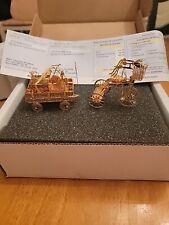 Danbury Mint 2001 Gold Ornament  Collection YULETIDE WAGON & FESTIVE TRICYCLE picture