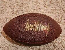 President Donald Trump Signed Autographed Wilson NFL Football  picture