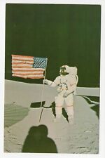 Astronaut Alan B. Shepard Jr. Apollo 14 Moon Landing Space Chrome Postcard picture