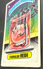 1986 Topps OS4 Garbage Pail Kids 160b FORMALDE HEIDI Trading Card DIECUT ERROR picture
