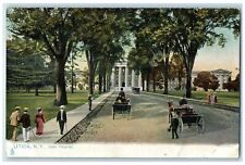 c1905's State Hospital Exterior Utica New York NY Unposted Carriages Postcard picture