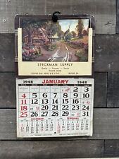 Vintage 1948 “Steckman Supply” Calendar Butler, PA picture