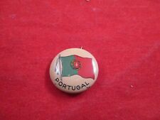 Portugal Country Flag Mini Pin Vintage Pinback picture