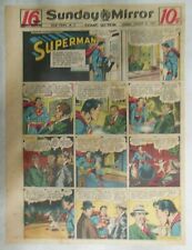 Superman Sunday Page #458 by Wayne Boring from 8/8/1948 Size ~11 x 15 inches picture