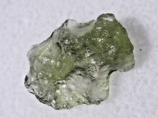 1.485 carats 11mm MOLDAVITE from Czech Republic from impact with a COA picture