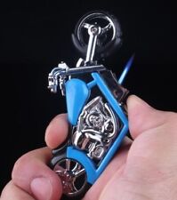 Butane Motorcycle Styled Torch Lighter with Light Windproof refillable picture