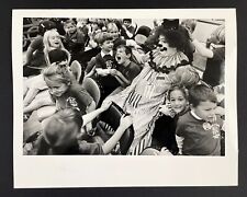 1989 Zurah Shrine Creepy Clown Bloomington MN Shriners Circus VTG Press Photo picture