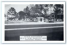 1940 Roadside View Dixie Cottages Building Waycross Georgia GA Unposted Postcard picture