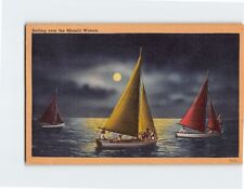 Postcard Sailing Over the Moonlit Waters picture