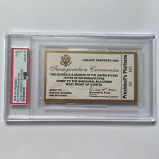 1993 President Bill Clinton Inauguration President's Platform Member Ticket PSA picture