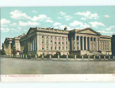 Pre-1907 very early view - US TREASURY BUILDING Washington DC 60.000 cards n6519 picture