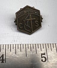 Vintage United Methodist CS pin picture