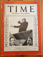 VINTAGE TIME Magazine pre WWII  No. 8 Aug 24 Issue 1936 picture