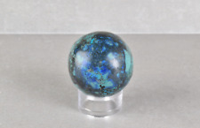 Chrysocolla with Azurite Sphere from Peru  3.7 cm  # 19534 picture