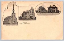New London~Emanuel Lutheran Church~School~Teachers Home & Parsonage~Art Nouveau picture