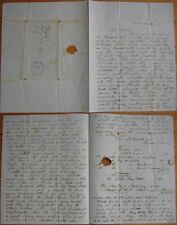 Harvard/Cambridge, MA 1850 Letter: Edward/John Tenney-Amos Abbott-James H Duncan picture