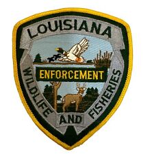 Vintage Louisiana Wildlife & Fisheries Enforcement Game Warden Police Patch picture