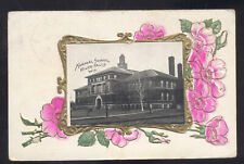 RIVER FALLS WISCONSIN NORMAL SCHOOL 1909 MAUSTON WIS. VINTAGE POSTCARD picture
