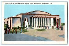1926 Auditorium Sesqui Centennial International Expo Philadelphia PA Postcard picture