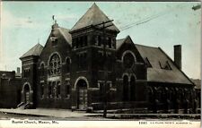 Mexico, MO Missouri Baptist Church 1909 Antique Postcard J273 picture
