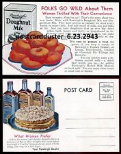 ADVERTISING Postcard 1910s Rawleigh's Doughnut Mix picture