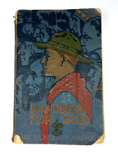 Vintage Boy Scouts Of America Handbook Book For Boys 1931 First Edition picture