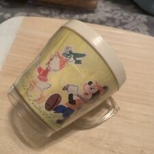 Vintage plastic Disney cup paper lining picture