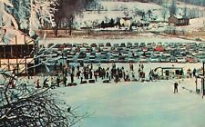 Postcard OH Snow Trails SkI Area Mansfield Ohio Chrome Unposted Vintage PC G8535 picture